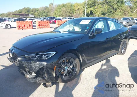 2024 BMW I4 Gran Coupe xDrive40 из США, поврежденный, VIN WBY83FB05RFS01086